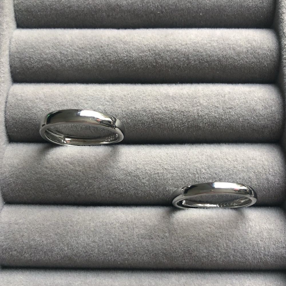 🌟🌟Silver Couple Rings - Picture 4 of 11